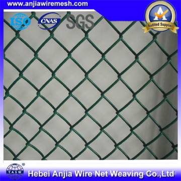 PVC revestido Wire Mesh Cadeia Link Fence
